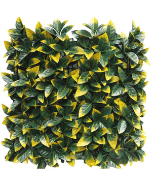 Artificial Hedge Photonia Yellow 50x50 cm UV-resistant