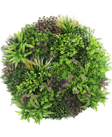 Artificial Hedge On Black Frame Ø100 cm Diameter - Easyplants Artificial Plants & Flowers