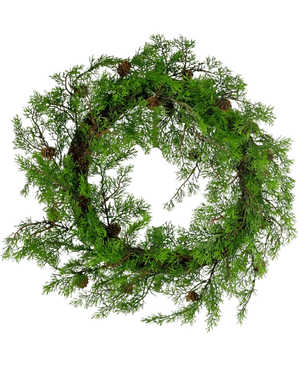 Kunstkrans Grenen 60cm Green
