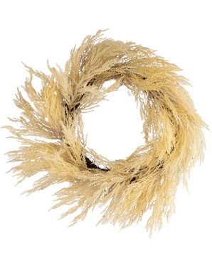 Kunstkrans Pampass 60 cm Beige