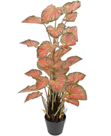 Artificial Plant Caladium 90 cm Pink - Easyplants Artificial Plants & Flowers