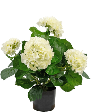 Artificial Plant Hydrangea 43 cm White