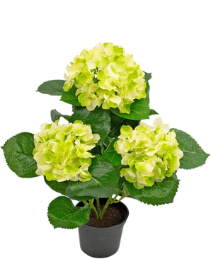 Artificial plant hydrangea green 35 cm