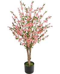 Artificial plant cherry blossom 120 cm pink