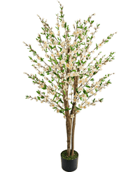 Artificial plant cherry blossom 150 cm cream