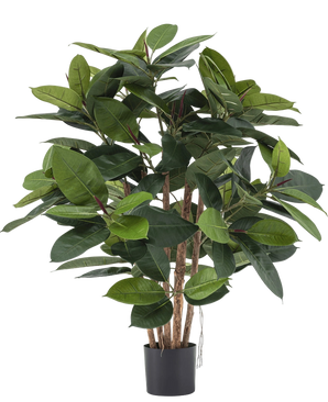 Artificial plant rubber deluxe 90 cm