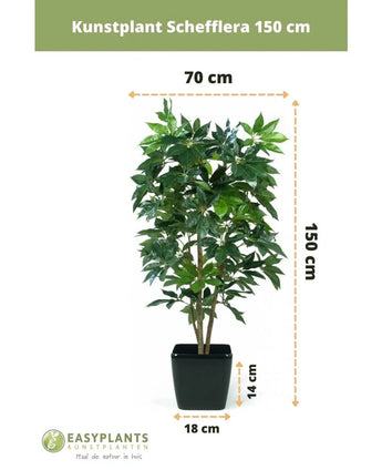 Kunstplant Schefflera 150 cm