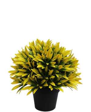 Artificial plant Yellow Sun in pot 22 cm UV