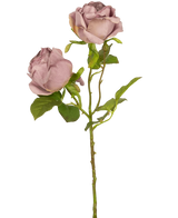 Kunstroos Deluxe 55 cm Purple - Easyplants Artificial Plants & Flowers