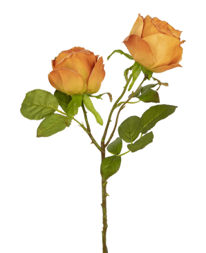 Kunstroos Deluxe 55 cm peach