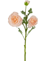 Kunstroos "Emine" Real Touch Peach 62cm - Easyplants Artificial Plants & Flowers