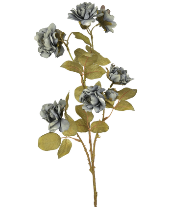 Kunstroos Nero 68 cm blue - Easyplants Artificial Plants & Flowers