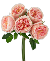 Kunstrozenboeket "Carmen" Real Touch Pink 36cm