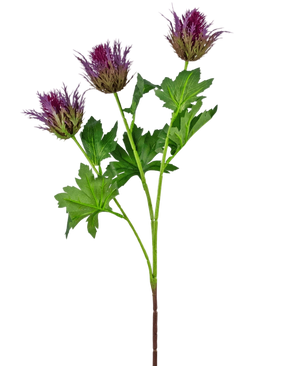 Artificial Branch Distel 67 cm Purple - Easyplants Artificial Plants & Flowers