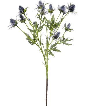 Artificial Branch Distel 68 cm Blue - Easyplants Artificial Plants & Flowers