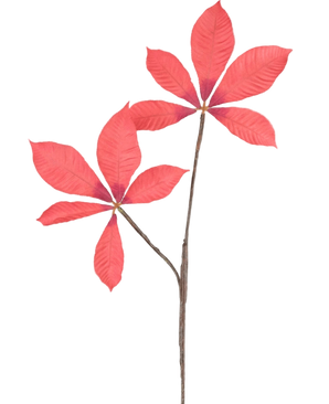 Artificial Branch Chestnut Magazine 63 cm Red - Easyplants Artificial Plants & Flowers