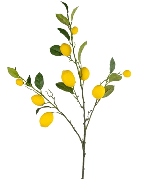 Artificial Branch Lemon 104 cm Yellow - Easyplants Artificial Plants & Flowers