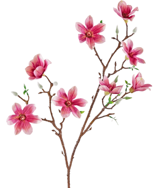 Artificial Branch Magnolia Small -Flowered 89 cm Pink - Easyplants Artificial Plants & Flowers