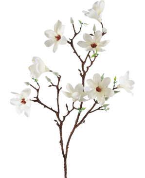 Artificial Branch Magnolia Small -Flowered 89 cm White - Easyplants Artificial Plants & Flowers