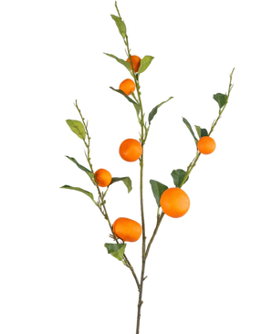 Artificial Branch Mandarin 93 cm Orange - Easyplants Artificial Plants & Flowers