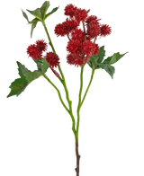 Artificial Branch Ricinus 43 cm Wine Red - Easyplants Artificial Plants & Flowers