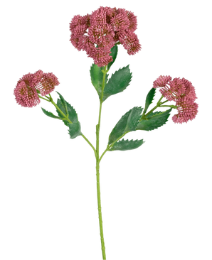 Artificial Branch Sedum 48 cm Red - Easyplants Artificial Plants & Flowers