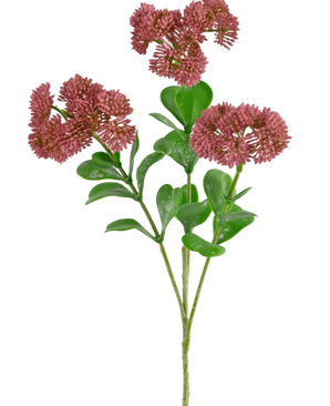 Artificial Branch Sedum 56 cm Pink - Easyplants Artificial Plants & Flowers