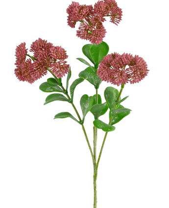 Artificial Branch Sedum 56 cm Pink - Easyplants Artificial Plants & Flowers