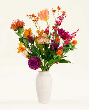 Silk artificial flowers bouquet Magnus di Lambo