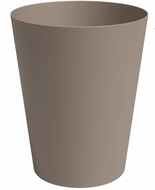 The Planter Porto Ø40cm x H50cm is a plain, cylindrical taupe planter with a smooth surface and slightly flared top, against a white background.