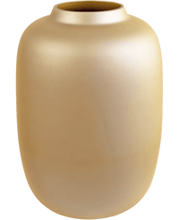 Vase artic gold Ø21 x H29 cm - Easyplants Artificial Plants & Flowers