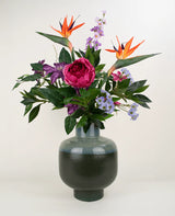 Zijden kunstbloemen boeket Caribbean Sunset