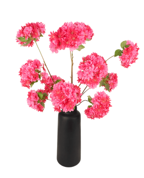 Silk artificial flowers bouquet cherry blossom pink