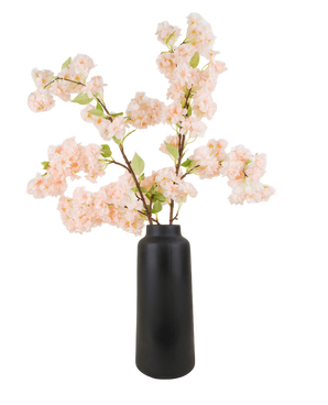 Silk artificial flowers bouquet cherry blossom light pink