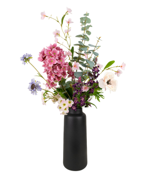 Silk artificial flowers bouquet lavender dreams
