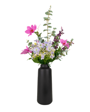Silk artificial flowers bouquet lavender skies