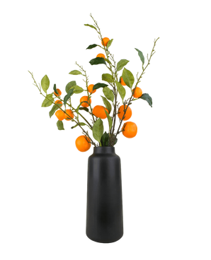 Silk artificial flowers bouquet mandarin