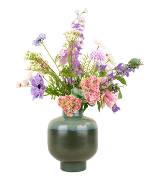 Silk artificial flowers bouquet morning dew