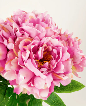 Silk Artificial Flowers Bouquet Peony Light Pink