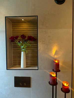 Silk artificial flowers bouquet poppy bordeaux