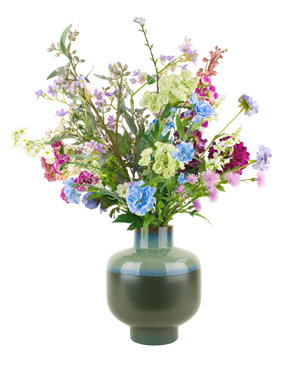 Silk Artificial Flowers Bouquet Purple Rain
