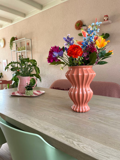 Zijden kunstbloemen boeket Tropicana