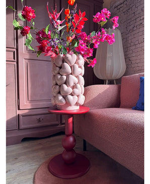 Artificial flower heliconia 90 cm fuchsia