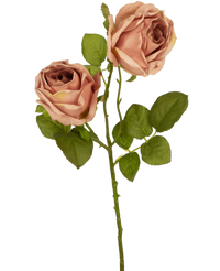 Artificial Rose Deluxe 55 cm pink