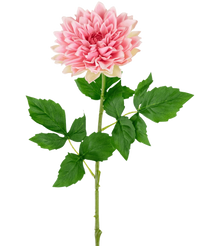 Artificial Georgine Real Touch Pink 70cm