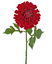Artificial Flower Dahlia 50 cm Red