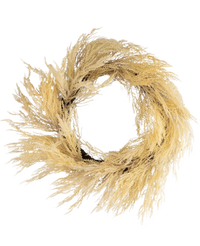Artificial Wreath Pampass 60 cm Beige