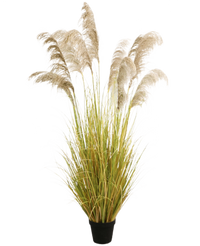 Artificial Pampas grass 200 cm fire-retardant