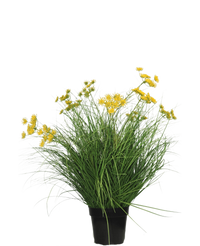 Artificial Grass Plant Asteraceae 70 cm Fire retardant