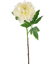 Artificial Flower Peony 61 CM White